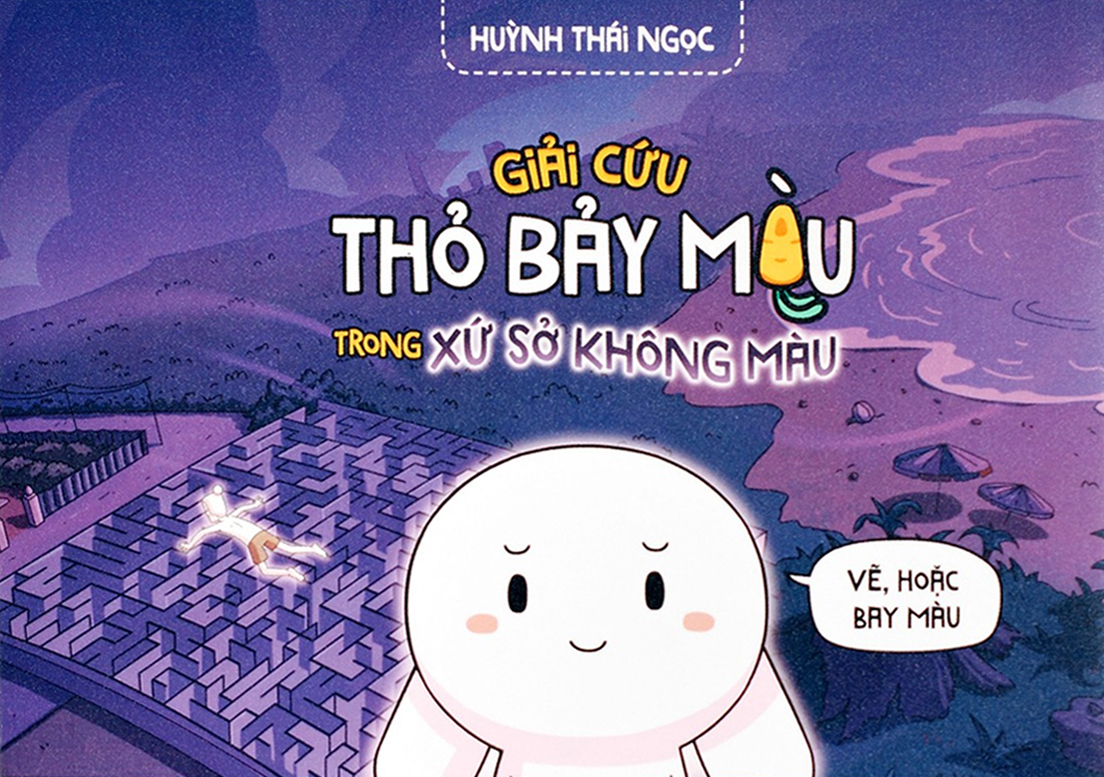 Truyện Tranh Tương Tác - Giải Cứu Thỏ Bảy Màu Trong Xứ Sở Không Màu - Tặng Kèm Bookmark 2 Mặt Cán Holo - Ảnh 2