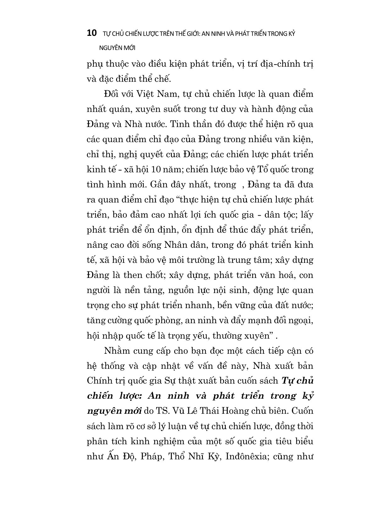 Tự Chủ Chiến Lược - An Ninh Và Phát Triển Trong Kỷ Nguyên Mới - Ảnh 7