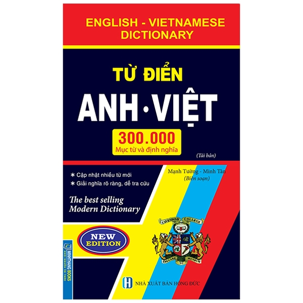 từ điển anh việt 300000 mục từ và định nghĩa (tái bản) - bìa mềm