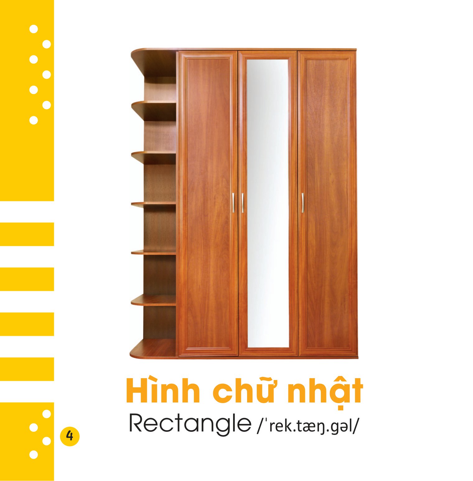 từ điển bằng hình cho bé - hình dạng và sự tương phản - shapes and opposites - Ảnh 5