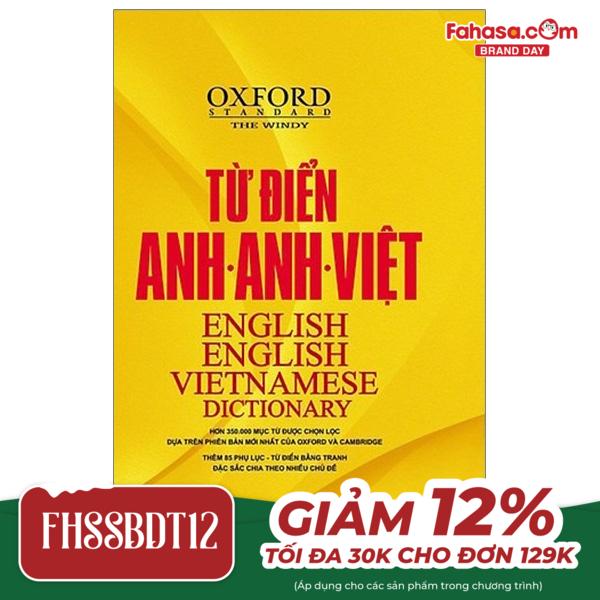 từ điển oxford anh - anh - việt (bìa vàng) - tái bản