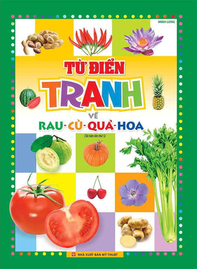 từ điển tranh về rau-củ-quả-hoa (tái bản 2022) - Ảnh 2