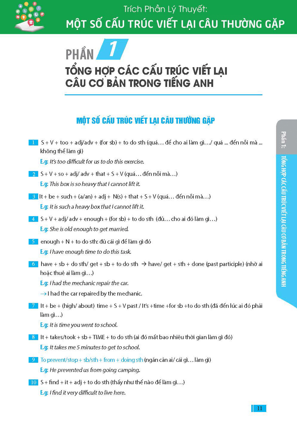 tự học đột phá - kĩ năng viết lại câu tiếng anh - Ảnh 3