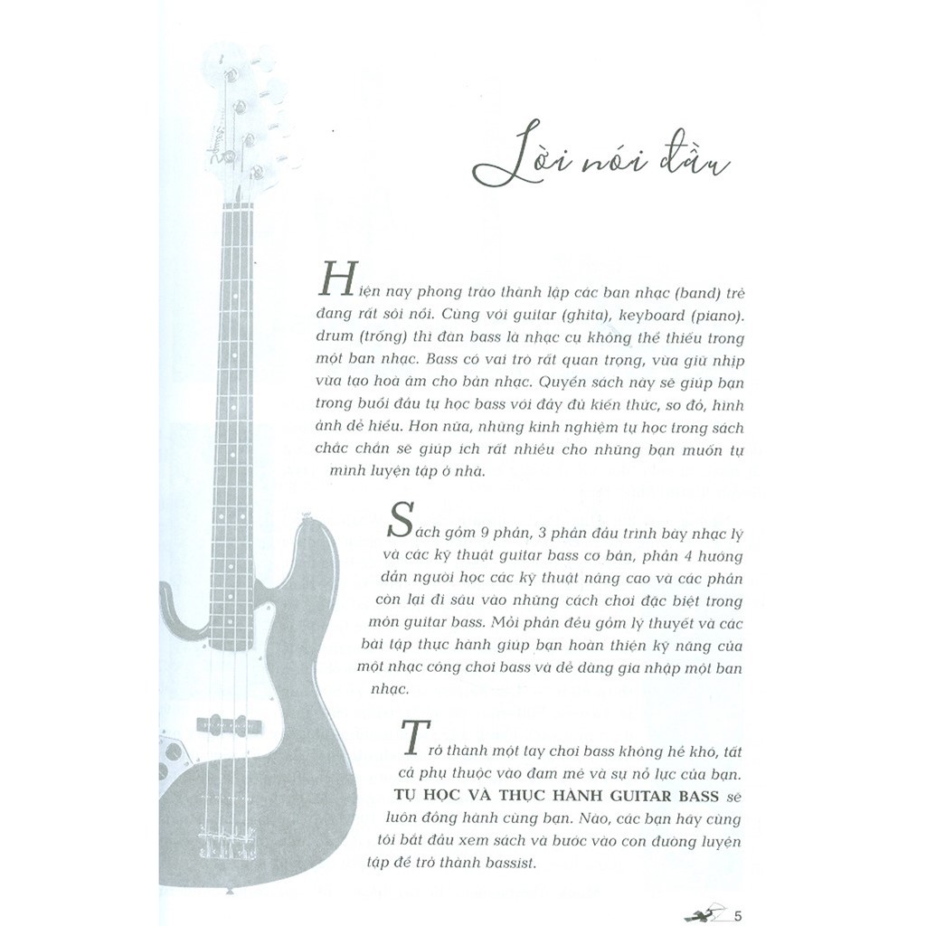tự học và thực hành guitar bass (tái bản) - Ảnh 4