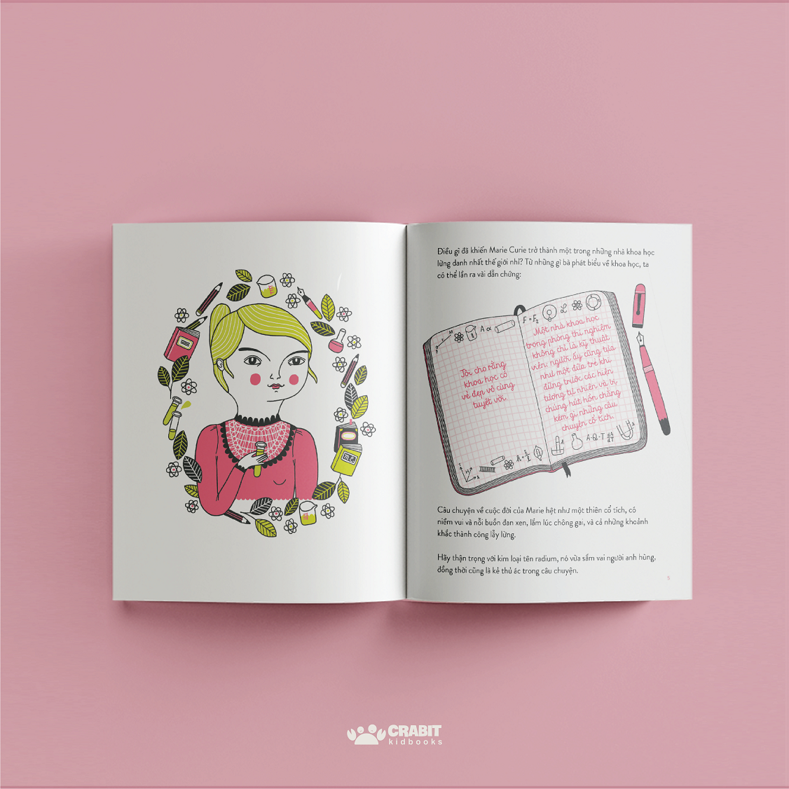 từ nhỏ bé đến phi thường - marie curie - bìa cứng - Ảnh 5