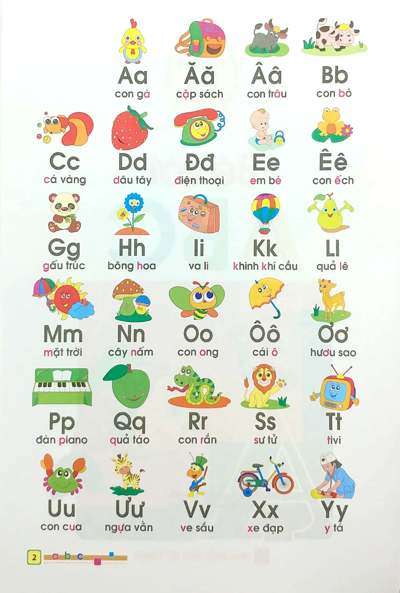 tủ sách bé vào lớp 1 - bé với abc (tái bản 2020) - Ảnh 3