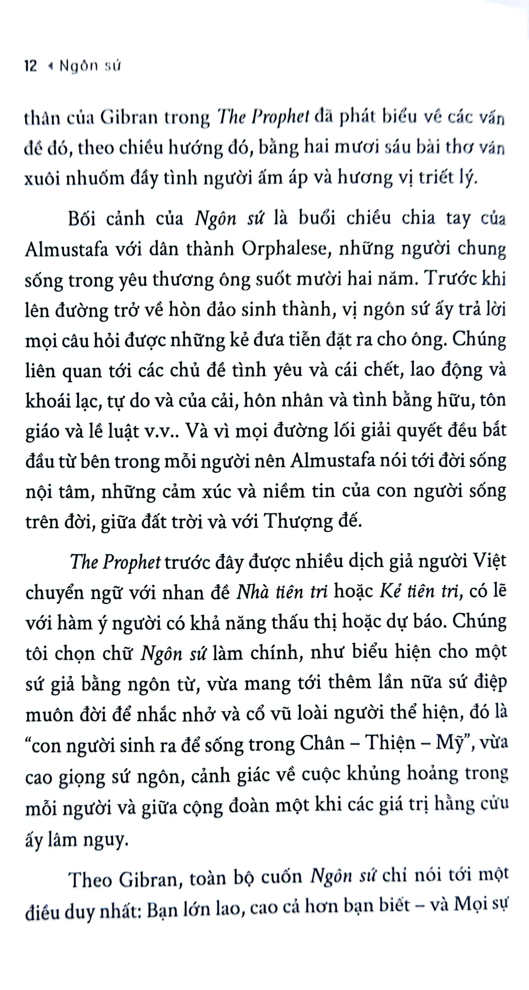 Tủ Sách Đời Người: Ngôn Sứ - Ảnh 6