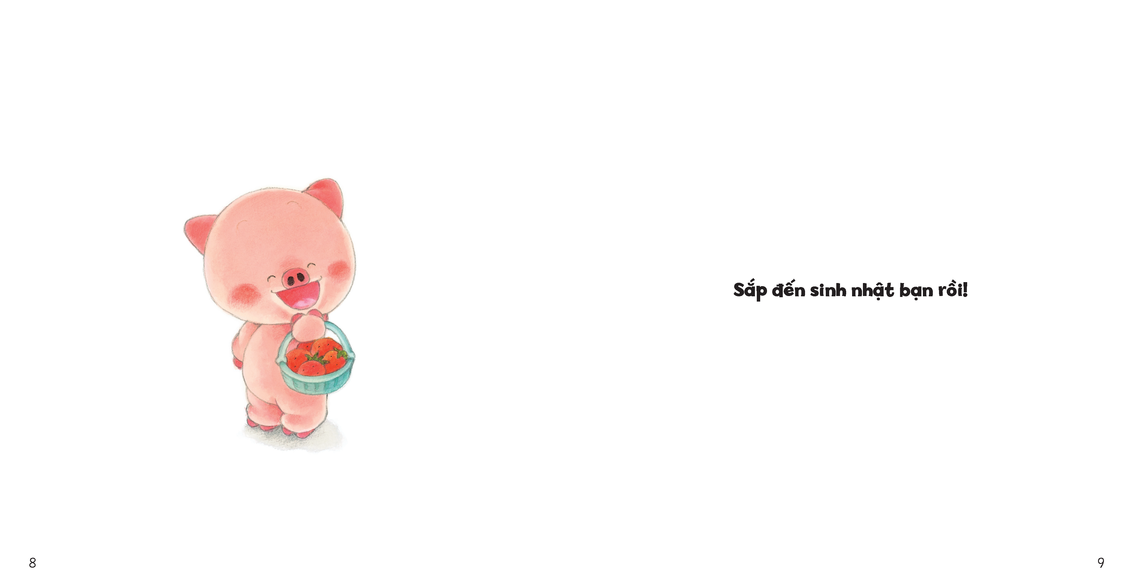 tủ sách ehon cho bé - mừng sinh nhật - bìa cứng - Ảnh 6