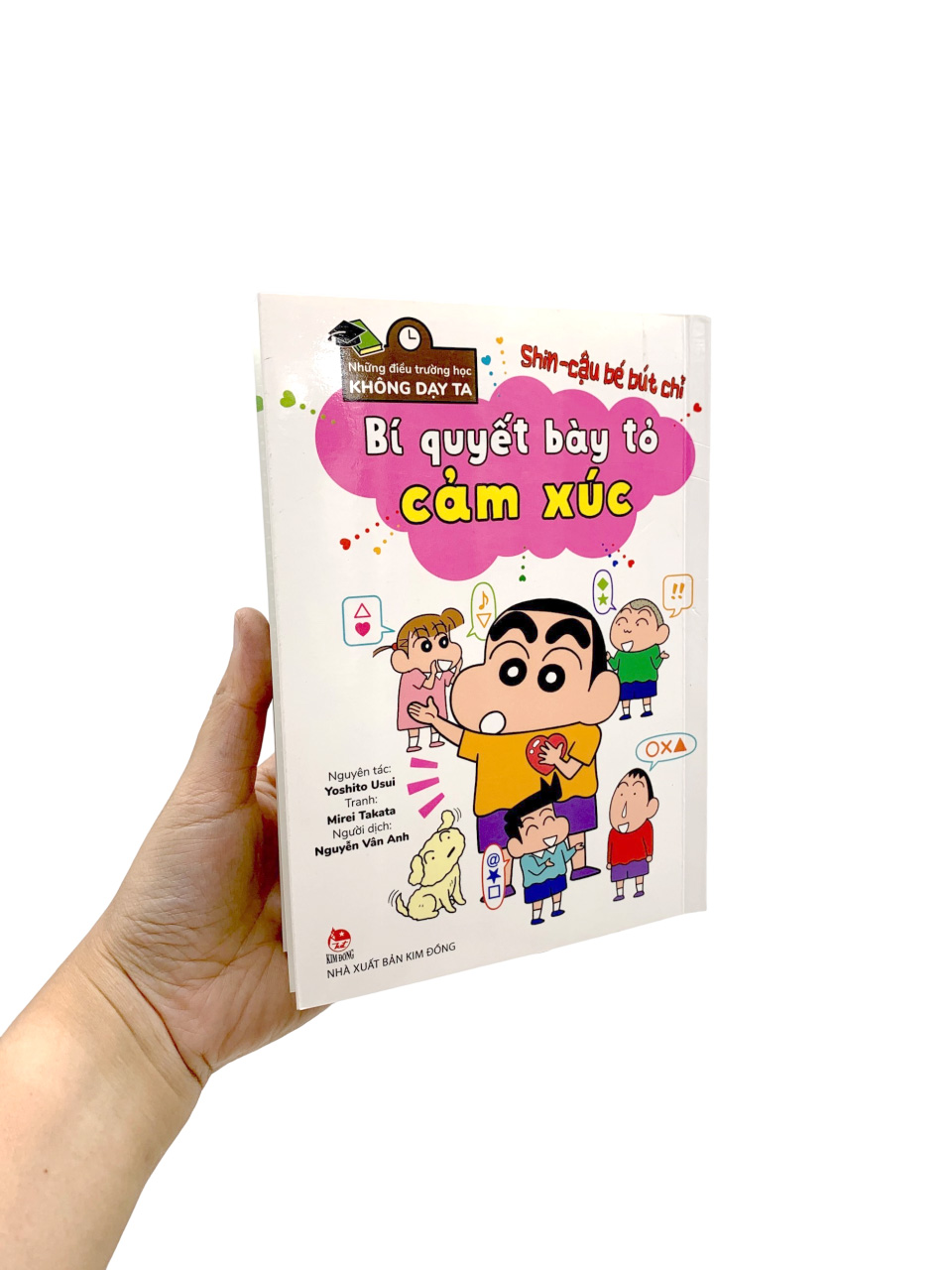 tủ sách khoa học - shin - cậu bé bút chì - những điều trường học không dạy ta - bí quyết bày tỏ cảm xúc - Ảnh 9