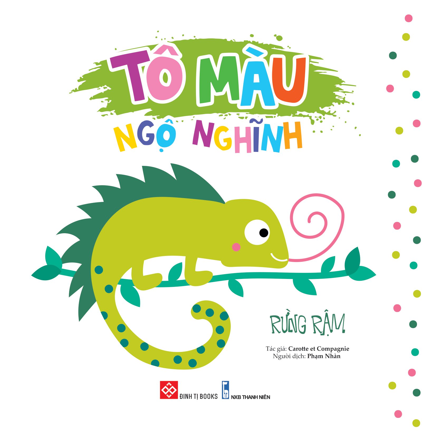 tủ sách sáng tạo - tô màu ngộ nghĩnh - rừng rậm - Ảnh 2