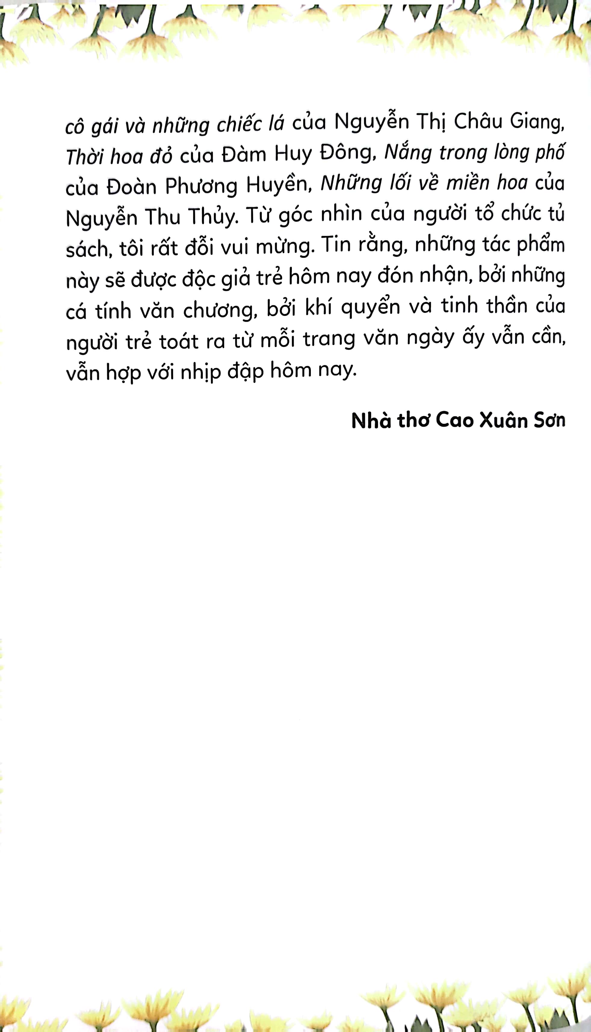 tủ sách tuổi mới lớn - những lối về miền hoa - Ảnh 5