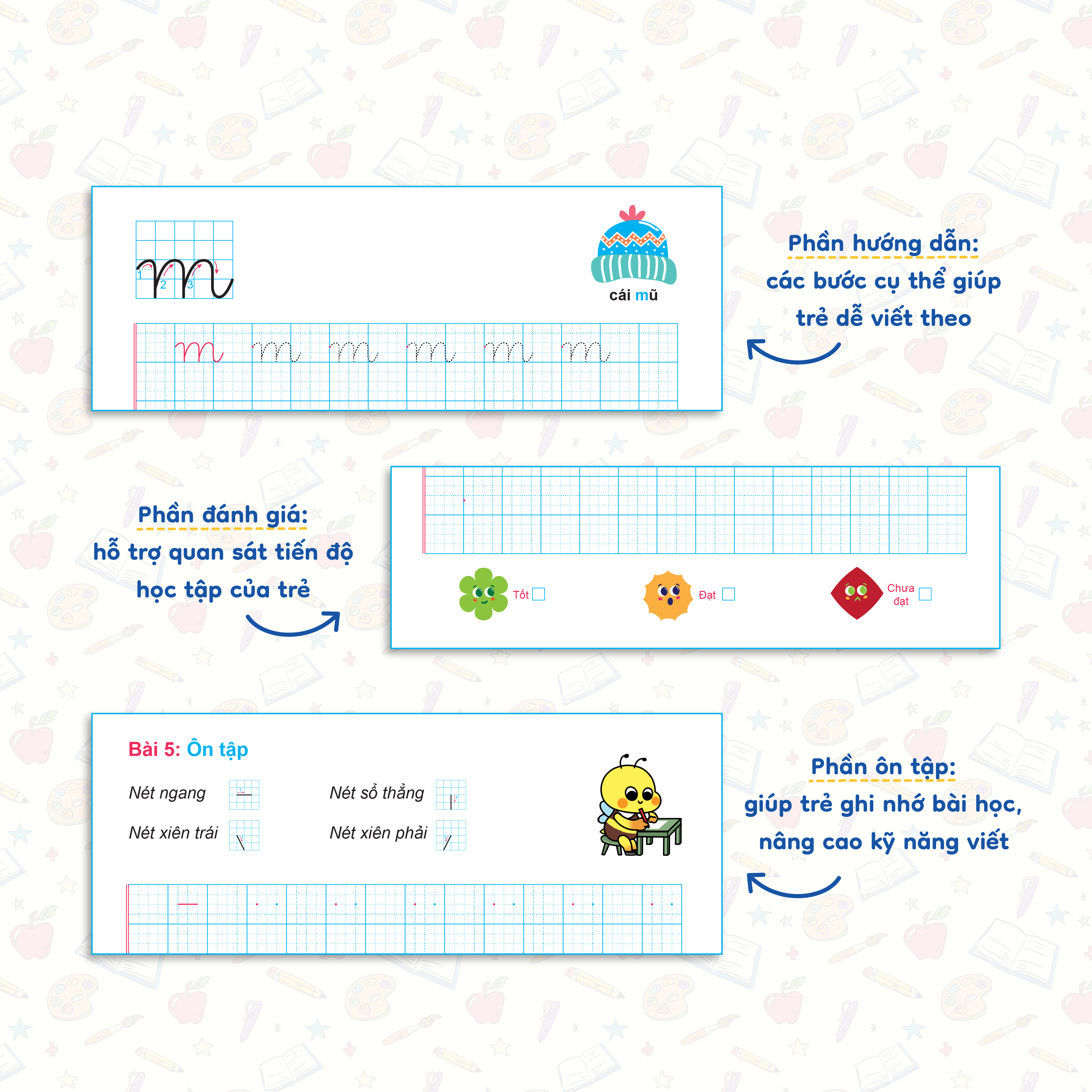 Tự Tin Vào Lớp 1 - Luyện Tập Tô Chữ Viết Thường - Ảnh 4