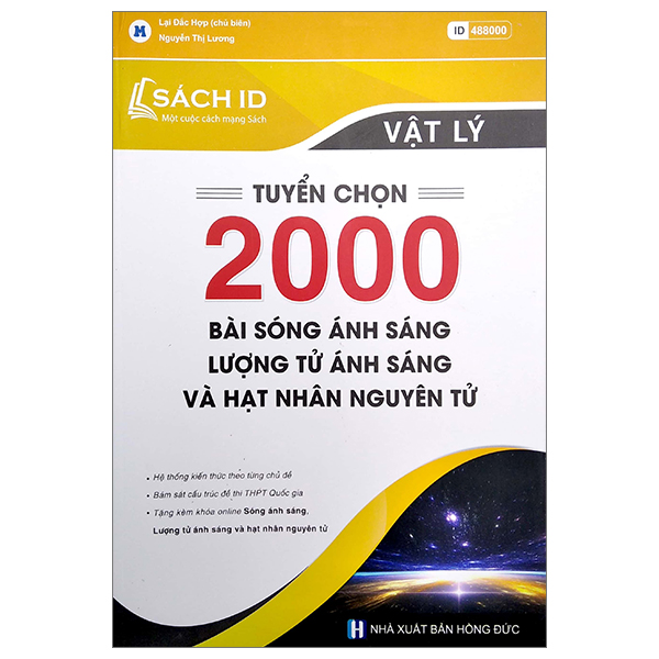 tuyển chọn 2000 bài sóng ánh sáng, lượng tử ánh sáng và hạt nhân nguyên tử