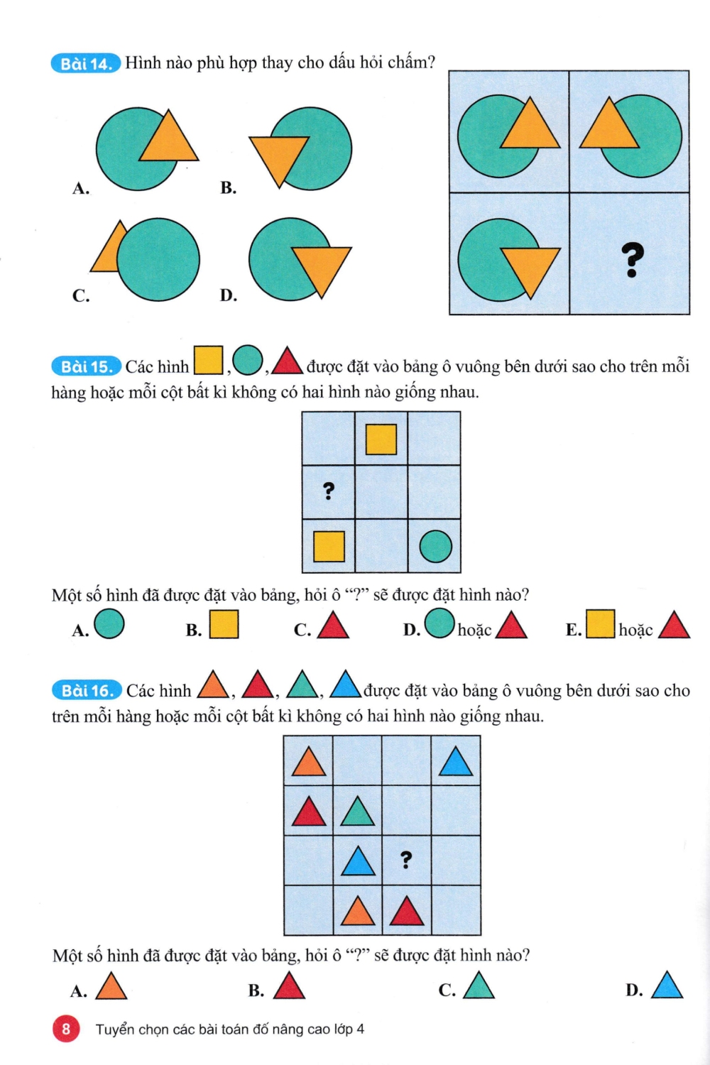 tuyển chọn các bài toán đố nâng cao 4 - Ảnh 9