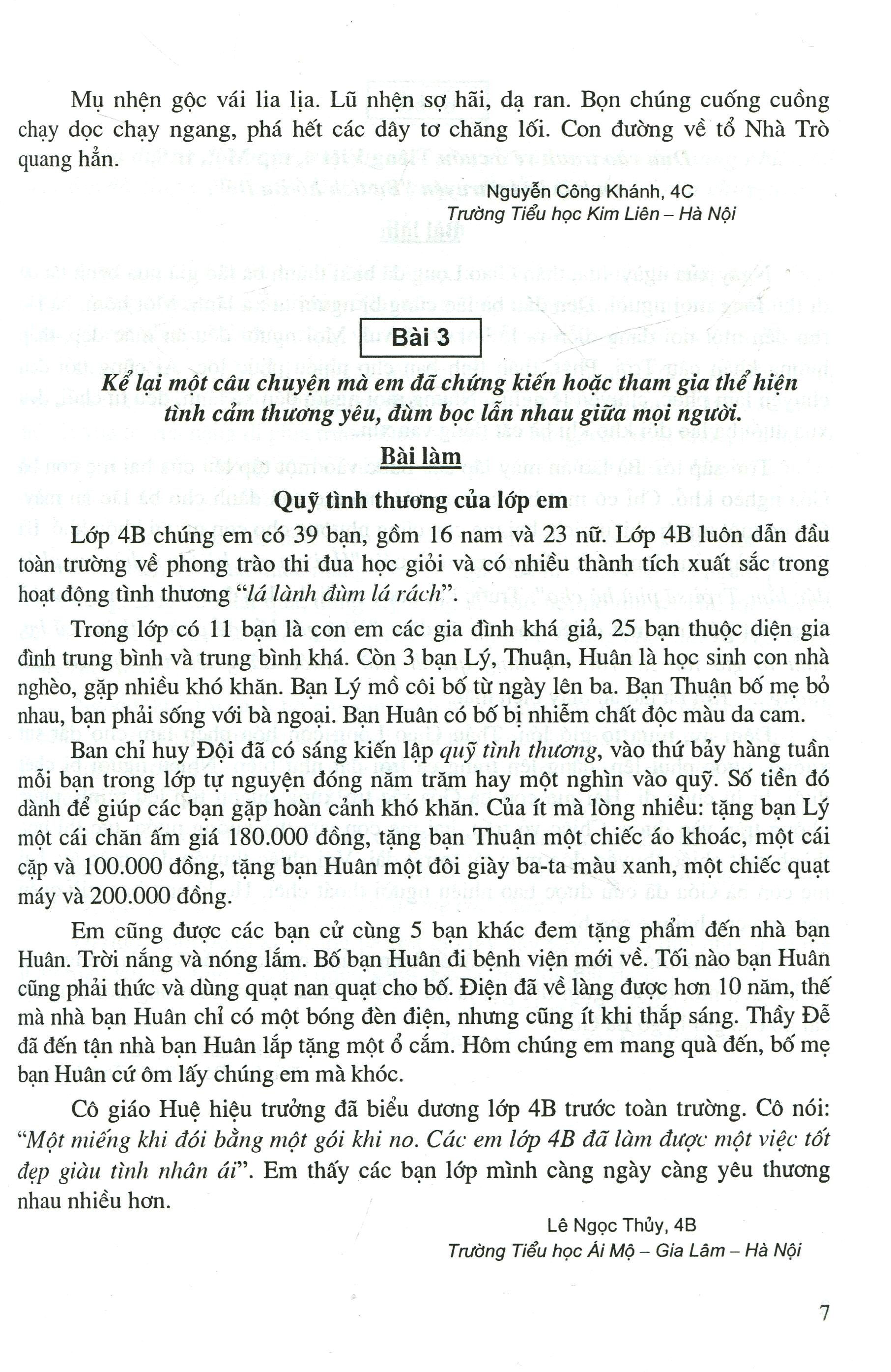 tuyển chọn những bài văn kể chuyện lớp 4 (tái bản 2019) - Ảnh 6