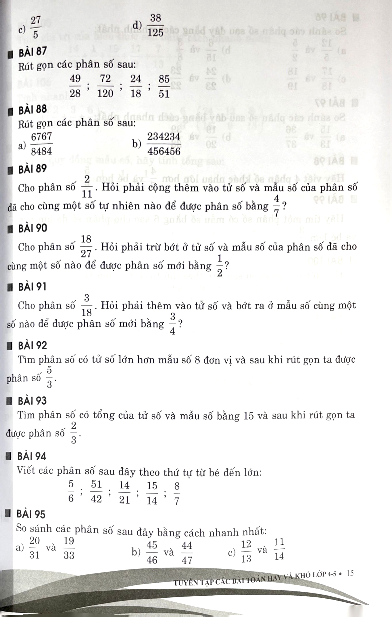tuyển tập các bài toán hay và khó lớp 4-5 (theo chương trình giáo dục phổ thông mới) - Ảnh 9