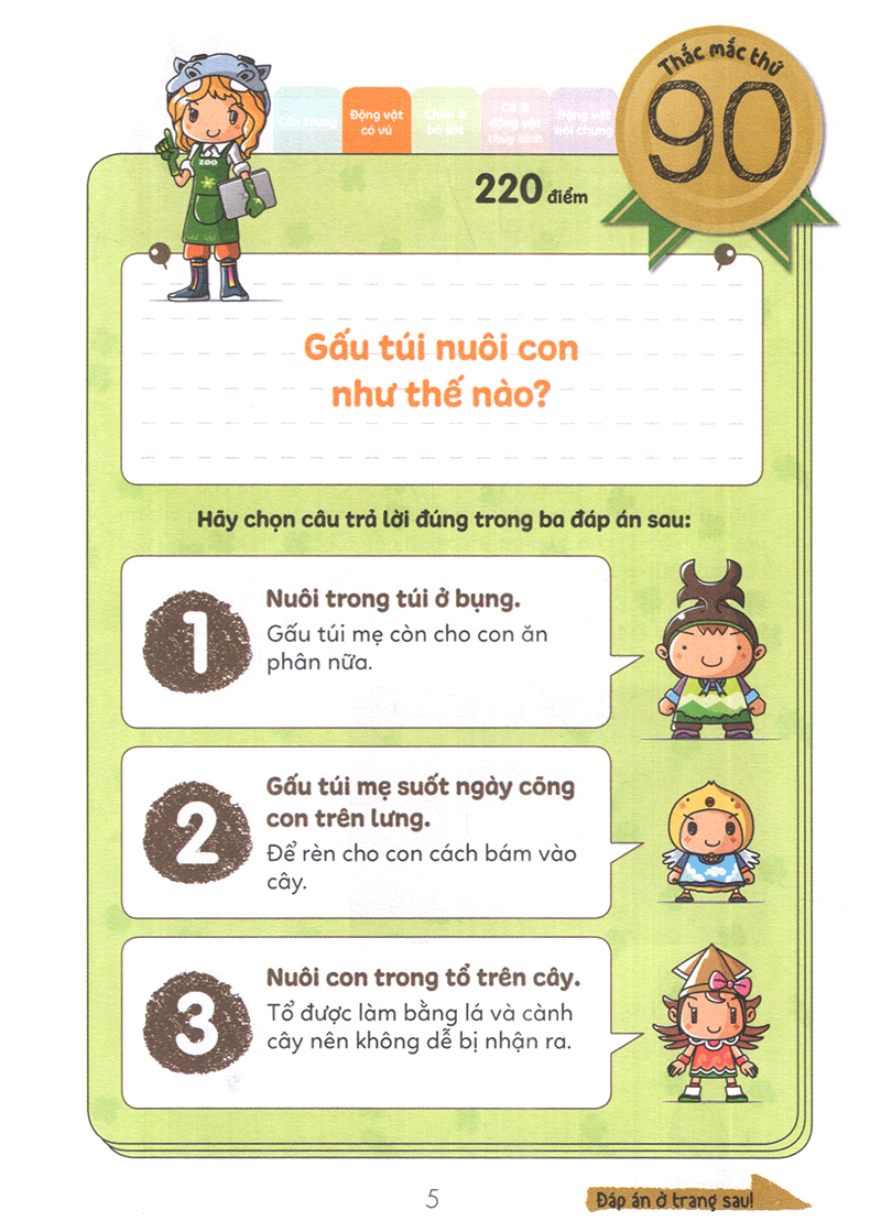 tuyển tập câu hỏi của học sinh tiểu học - về sinh vật (tái bản 2019) - Ảnh 3