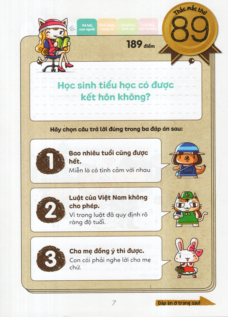 tuyển tập câu hỏi của học sinh tiểu học - về thắc mắc thường gặp (tái bản 2019) - Ảnh 5