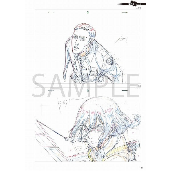 TVアニメ 進擊の巨人 Season 3 原畵集1 - Tv Anime Shingeki No Kyojin Season 3 Genga Taka 1 - Attack On Titan Season 3 Original Drawings 1 - Ảnh 5