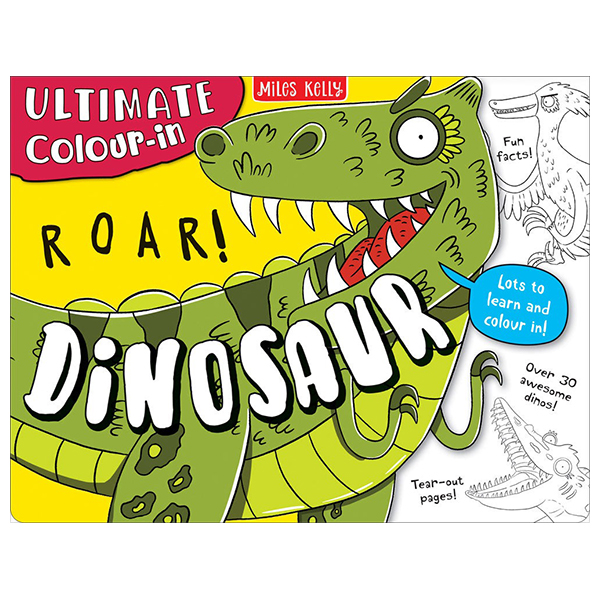 ultimate colour-in - dinosaur