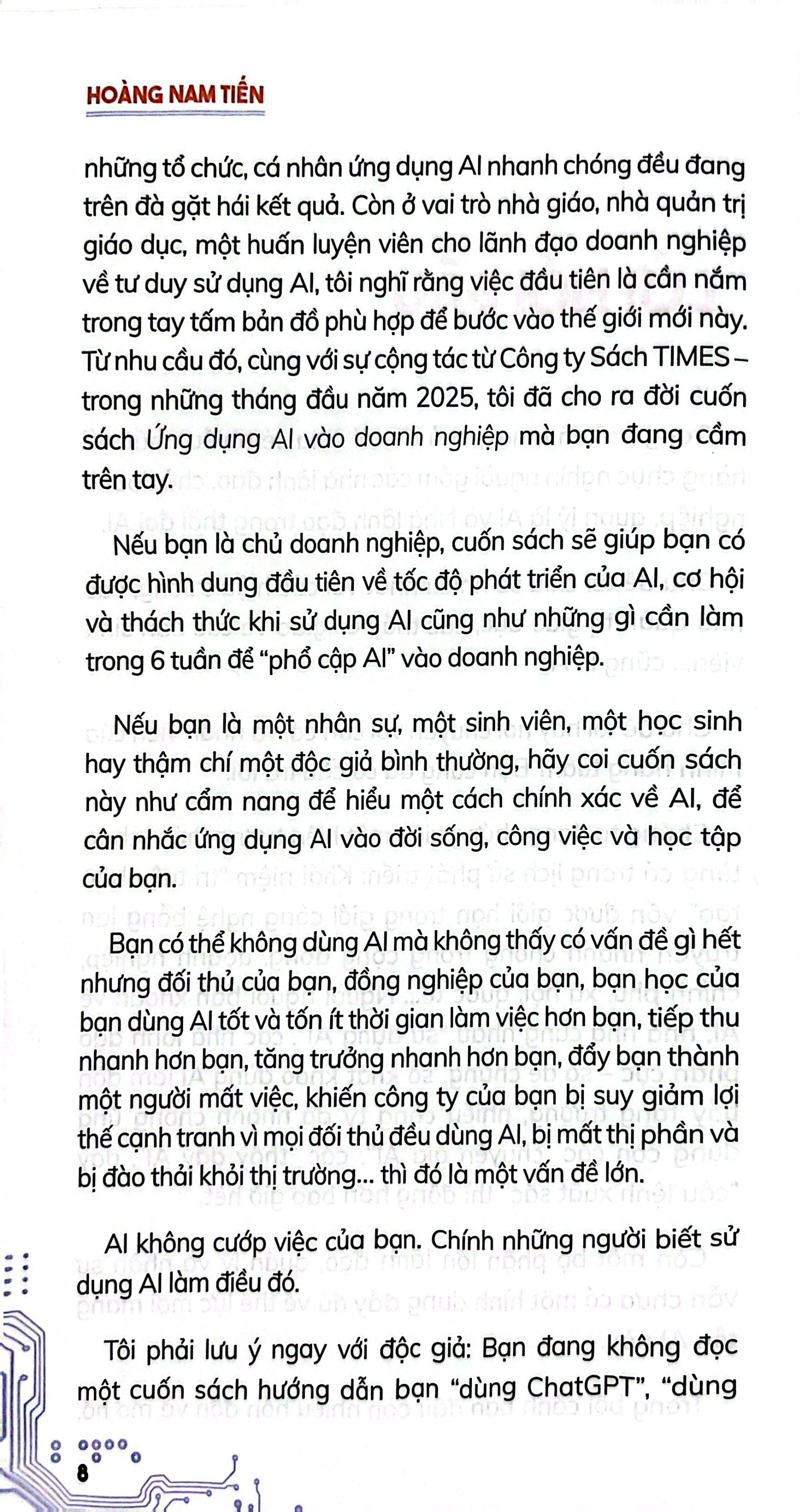 Ứng Dụng AI Vào Doanh Nghiệp - Những Bài Giảng Của Giáo Tiến Về Nhân Tố Thay Đổi Cuộc Chơi Trong Kỉ Nguyên Mới - Ảnh 7