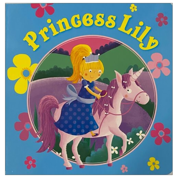 unicorn and princess board: princess lily