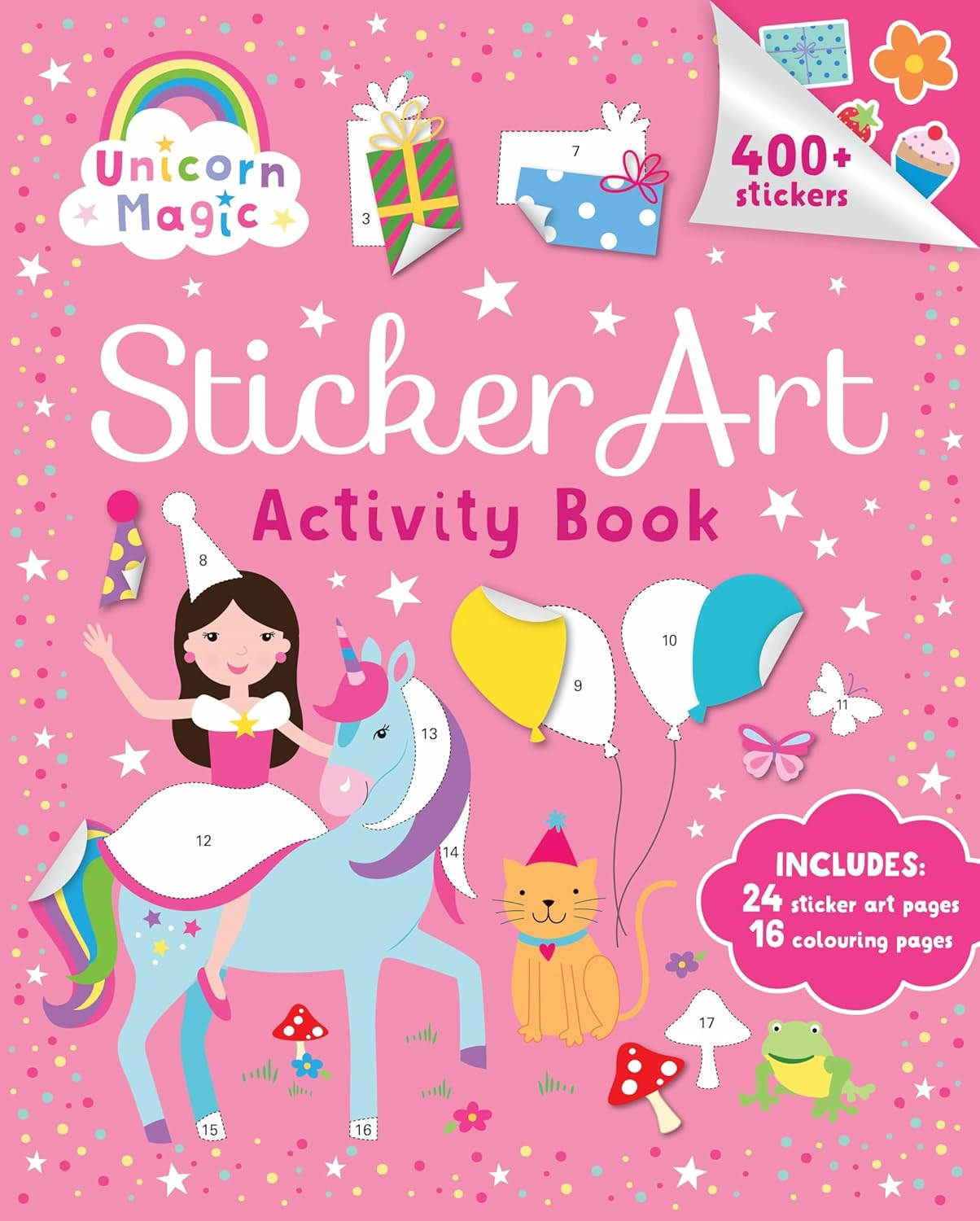 unicorn magic - sticker art activity book - Ảnh 2