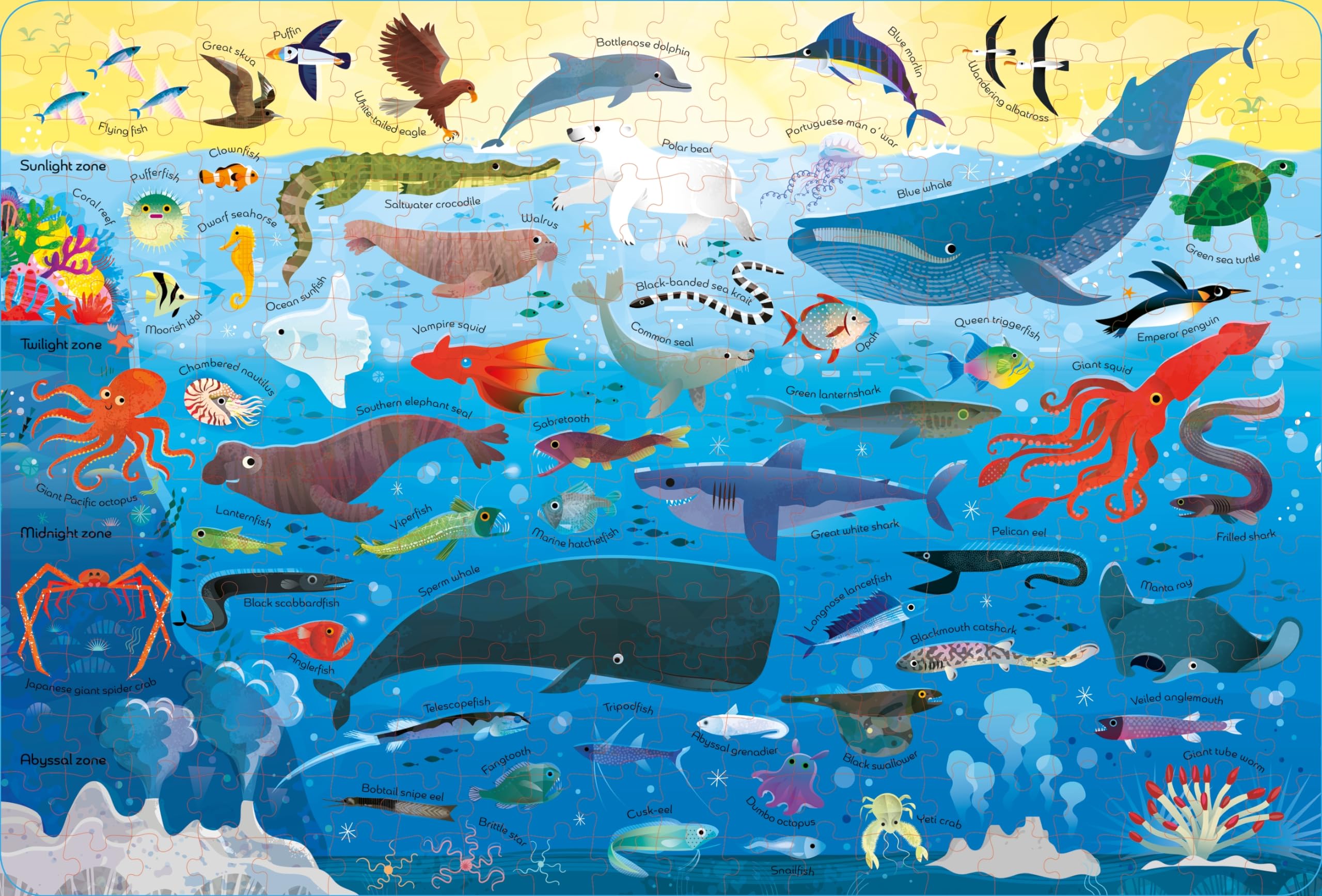 usborne book and jigsaw oceans - Ảnh 13