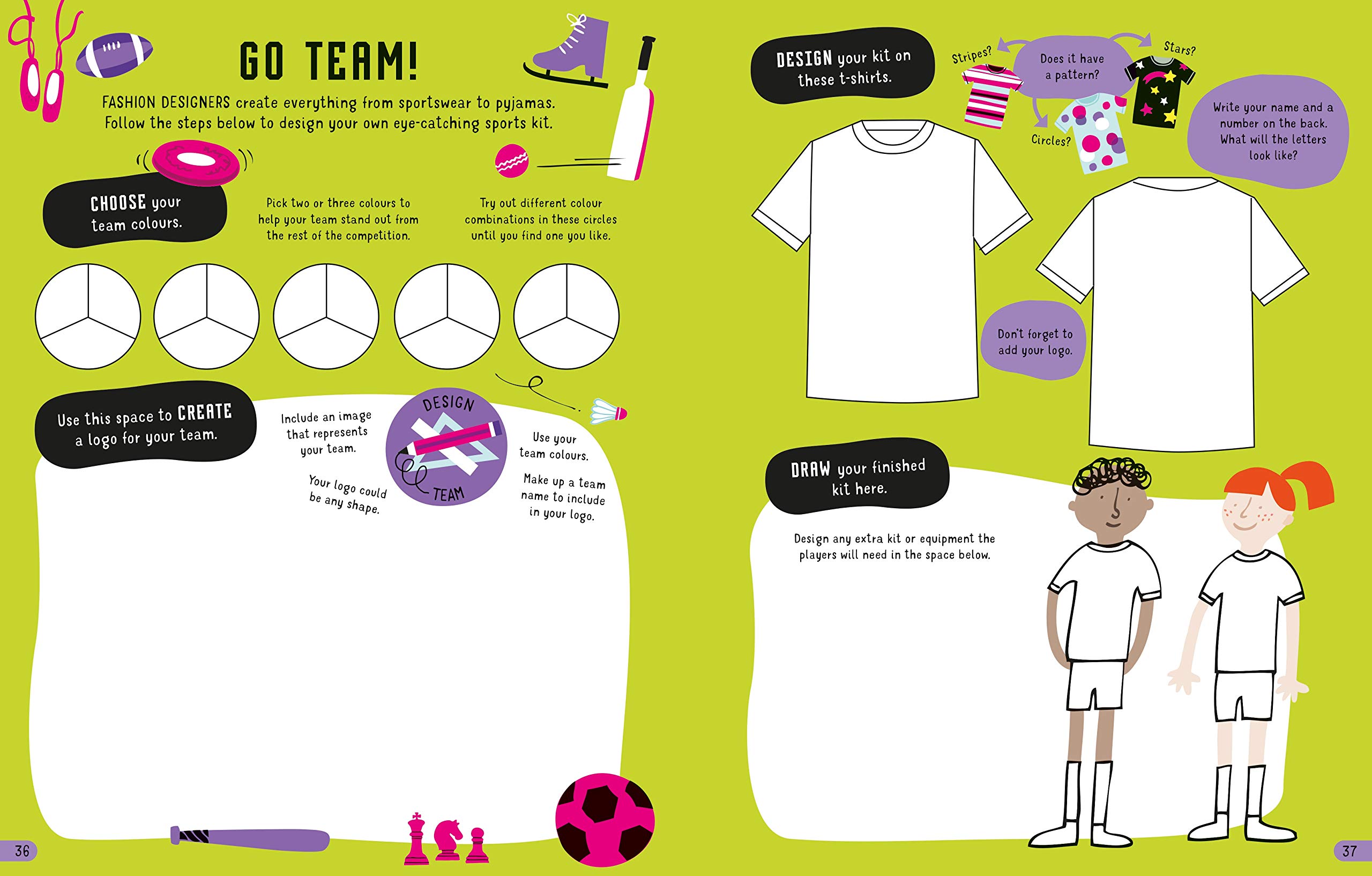 usborne design activity book - Ảnh 5