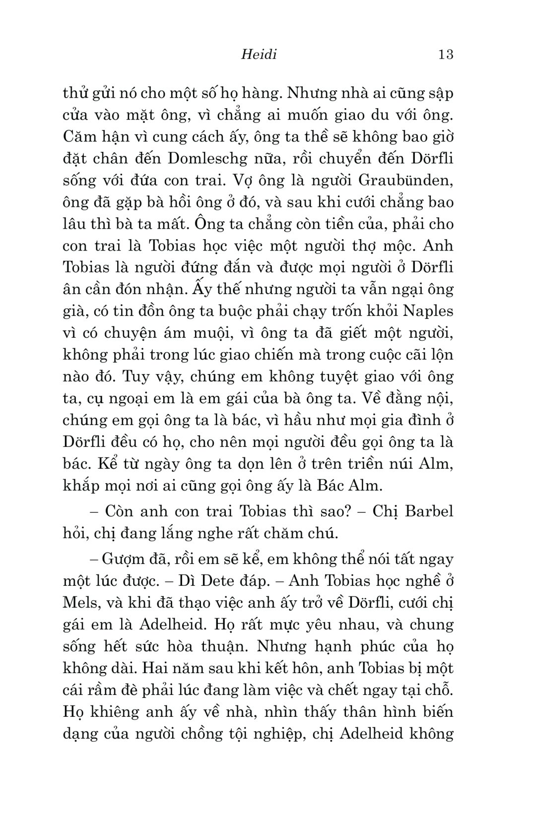 văn học cổ điển - heidi (tái bản 2023) - Ảnh 13