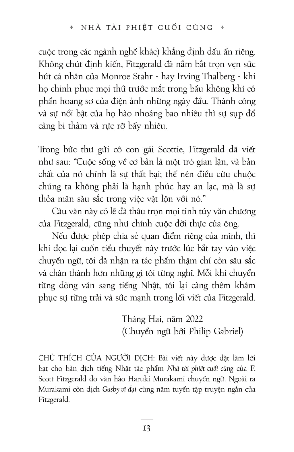 văn học kinh điển - nhà tài phiệt cuối cùng - Ảnh 11