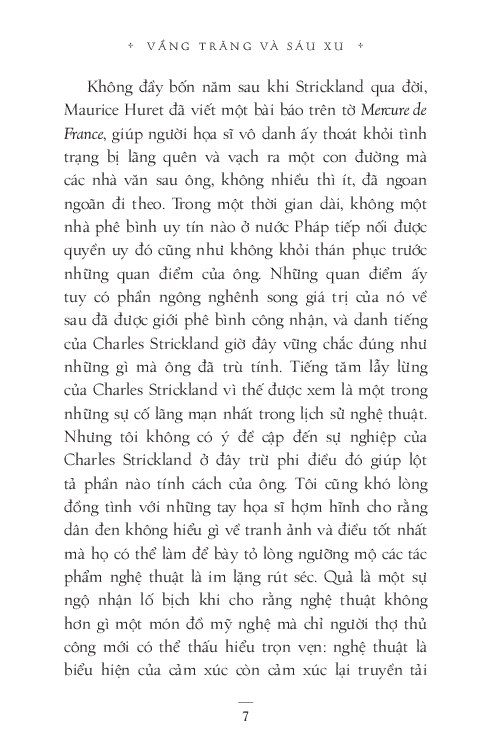 văn học kinh điển - vầng trăng và sáu xu - the moon and sixpence - Ảnh 7