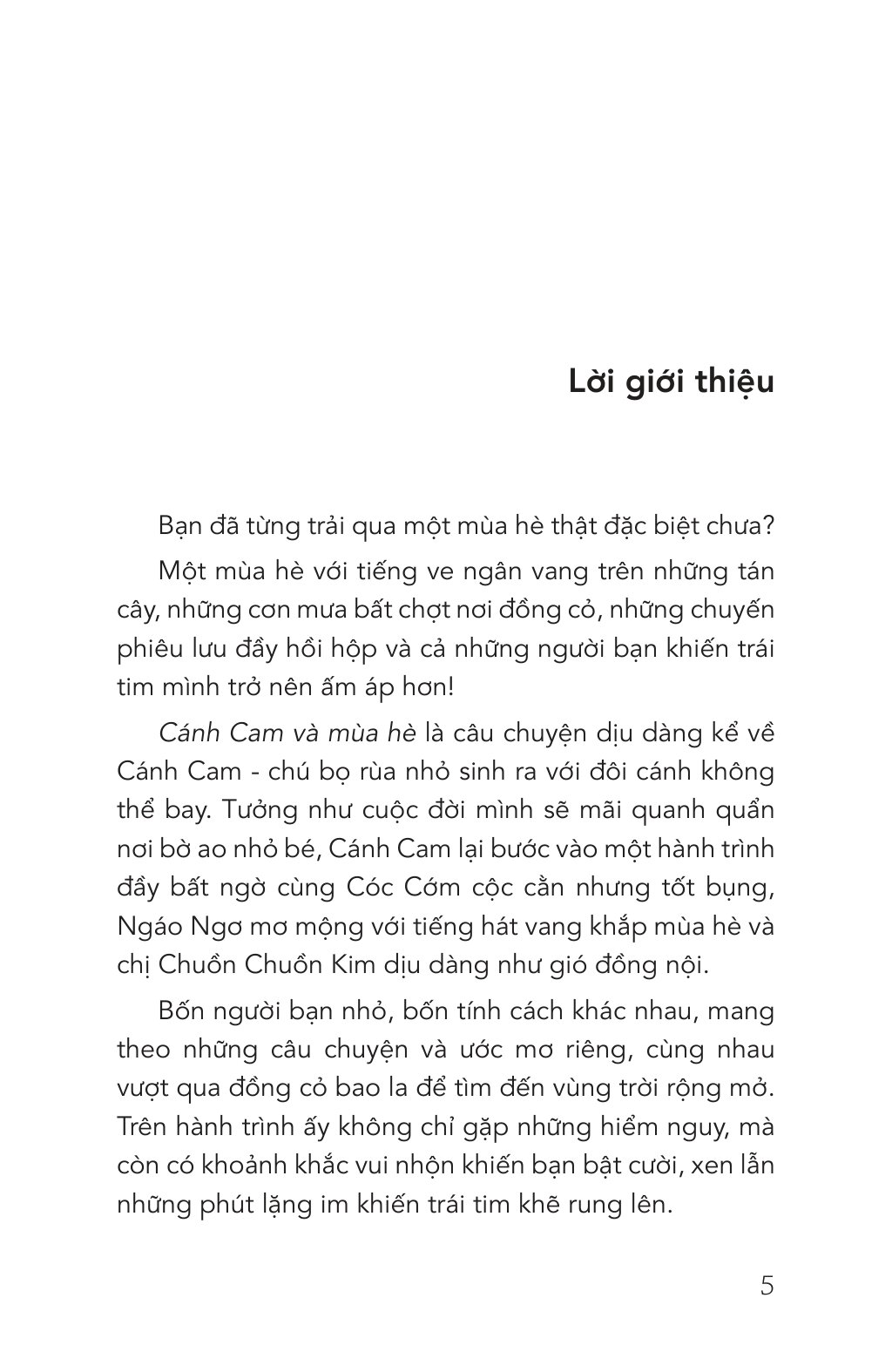 Văn Học Thiếu Nhi - Cánh Cam Và Mùa Hè - Ảnh 5