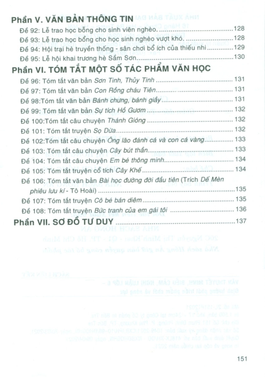 văn thuyết minh-biểu cảm-nghị luận lớp 6 (dùng chung cho các bộ sgk hiện hành) - Ảnh 8