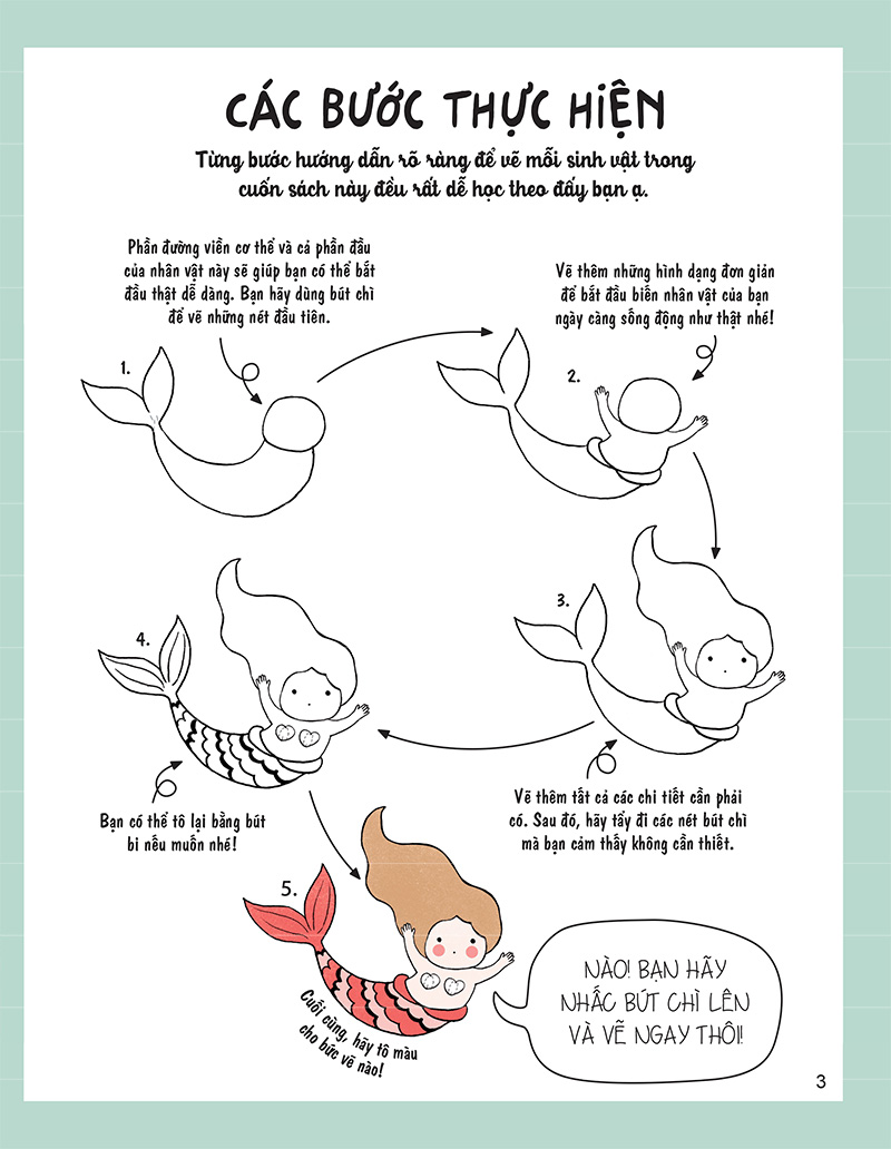 vẽ theo phong cách kawaii với 5 bước đơn giản - thế giới muôn màu - Ảnh 4