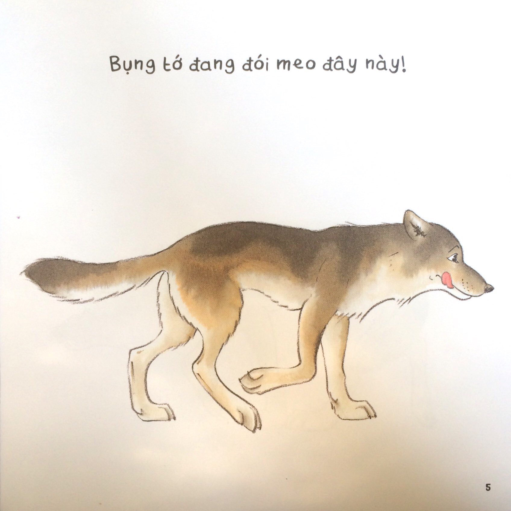 vẽ vui - vui vẽ - chó sói đói tham ăn - Ảnh 3