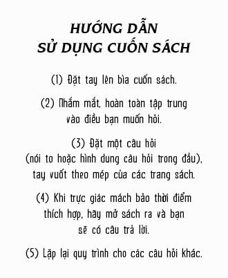 vị thần của những quyết định - the book of answers - bản bìa đen - Ảnh 3