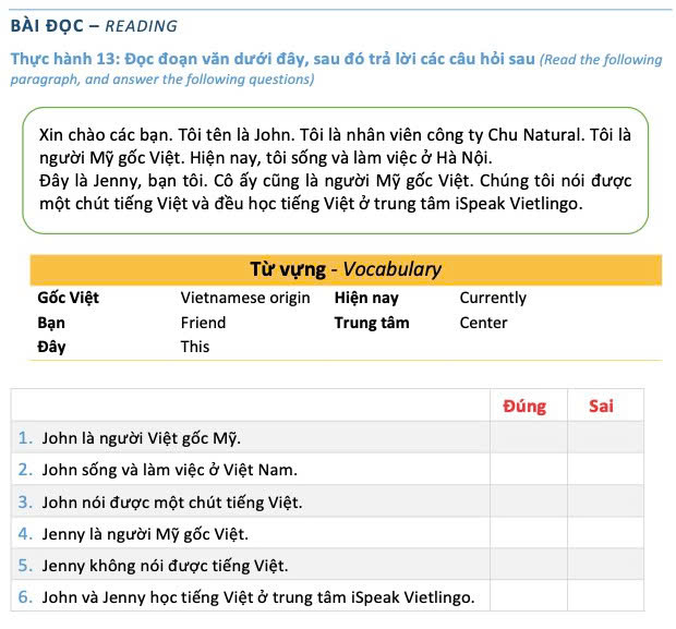 Bộ Vietnamese With Ease 1 - Học Tiếng Việt Dễ Dàng (Tái Bản 2025) - Ảnh 7