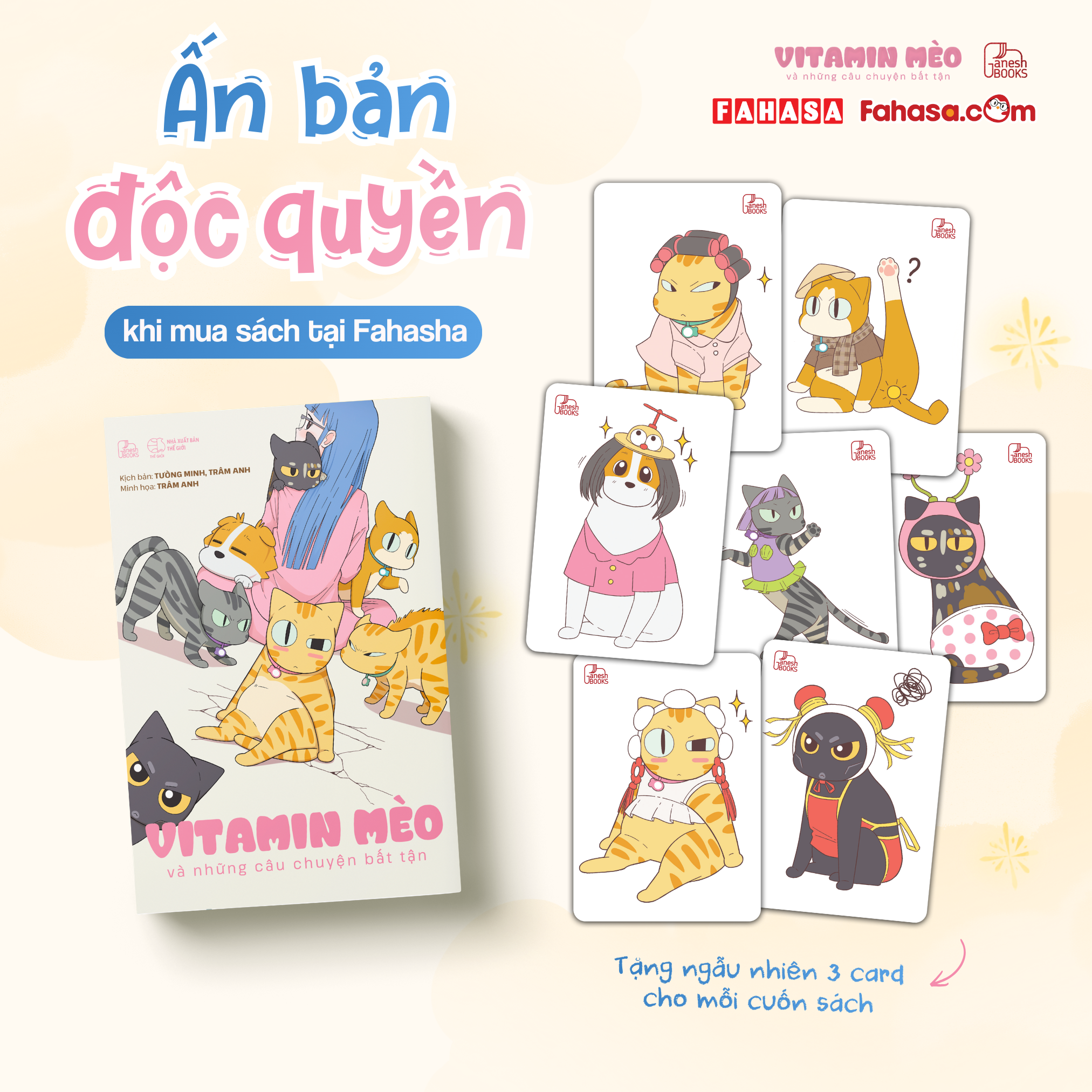 Vitamin Mèo Và Những Câu Chuyện Bất Tận - Tặng Kèm Random 3 Trong 7 Mẫu - Độc Quyền Fahasa - Ảnh 2