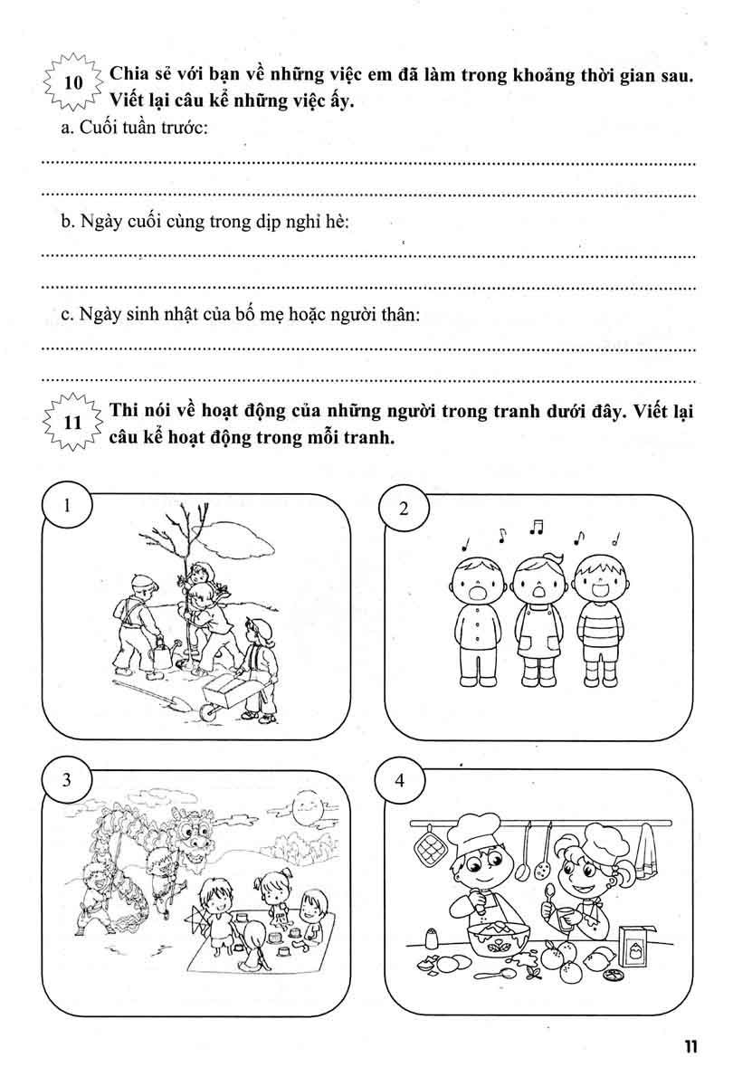 vở bài tập nâng cao tiếng việt 3 - tập 1 (biên soạn theo chương trình giáo dục phổ thông mới - định hướng phát triển năng lực) - Ảnh 11