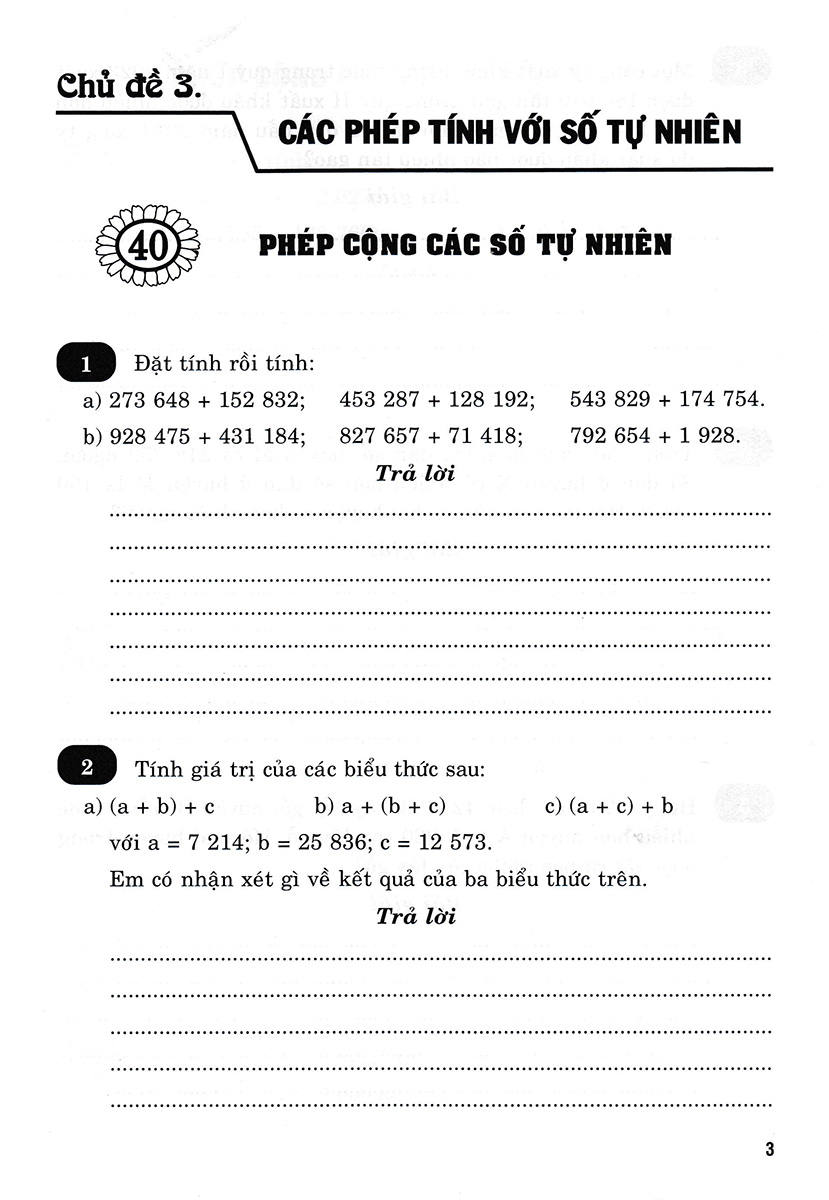 vở bài tập nâng cao toán 4 - tập 2 (bám sát sgk chân trời sáng tạo) - Ảnh 5