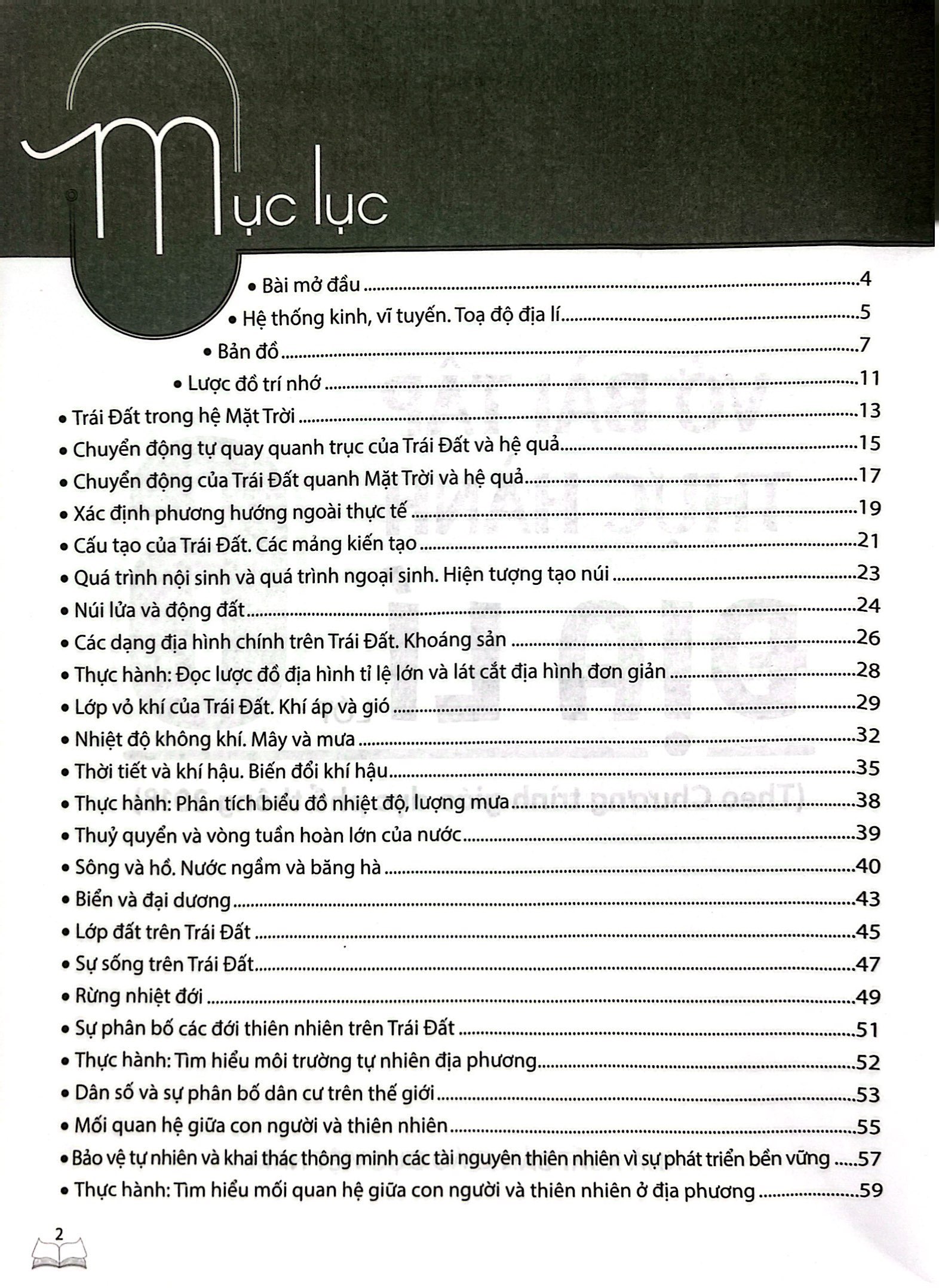 vở bài tập thực hành địa lí lớp 6 (theo chương trình giáo dục phổ thông 2018) - Ảnh 3