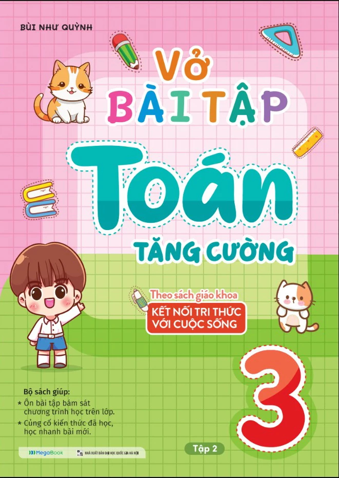 vở bài tập toán tăng cường 3 - tập 2 (theo sách giáo khoa kết nối tri thức với cuộc sống) - Ảnh 3