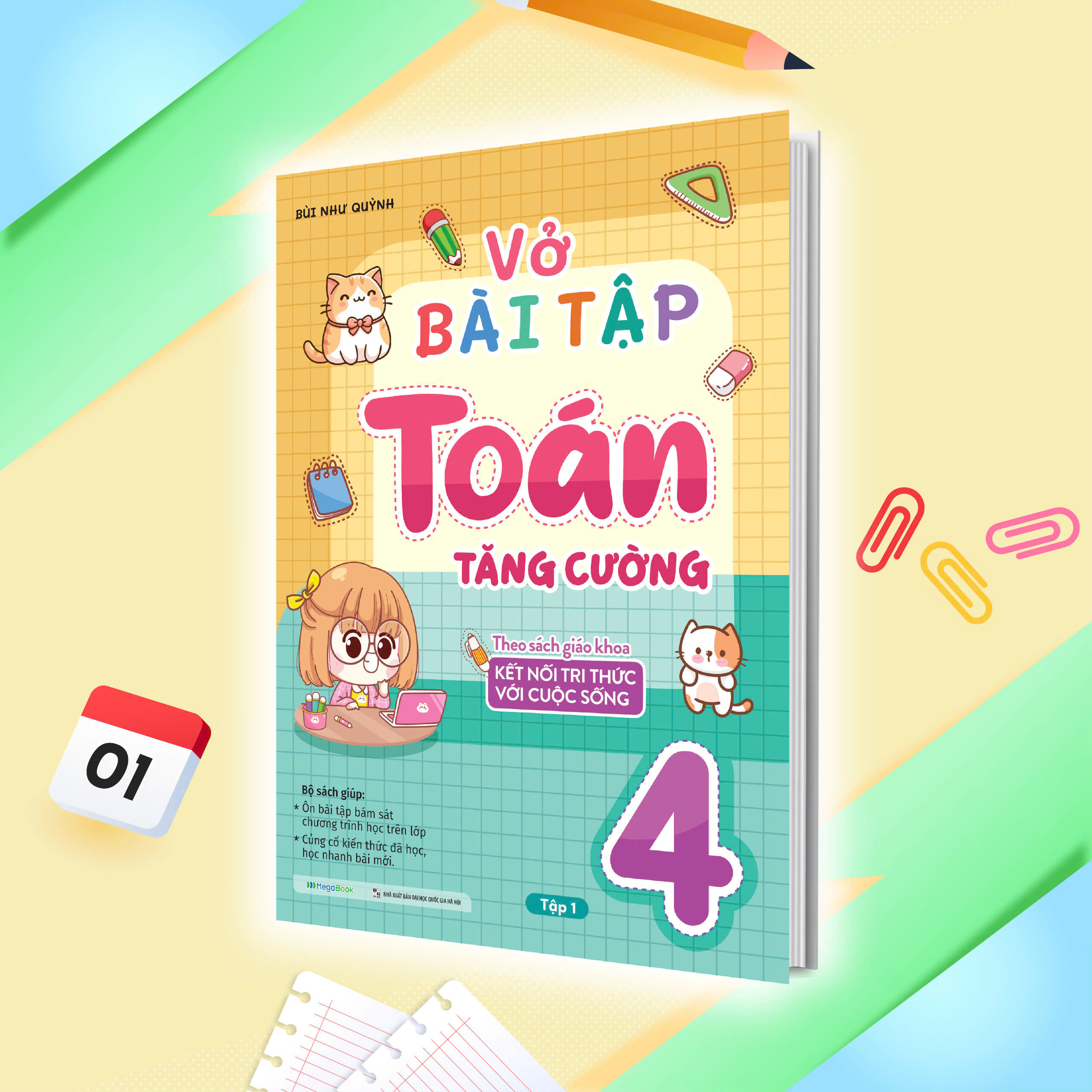 vở bài tập toán tăng cường lớp 4 - tập 1 (theo sách giáo khoa kết nối tri thức với cuộc sống) - Ảnh 4