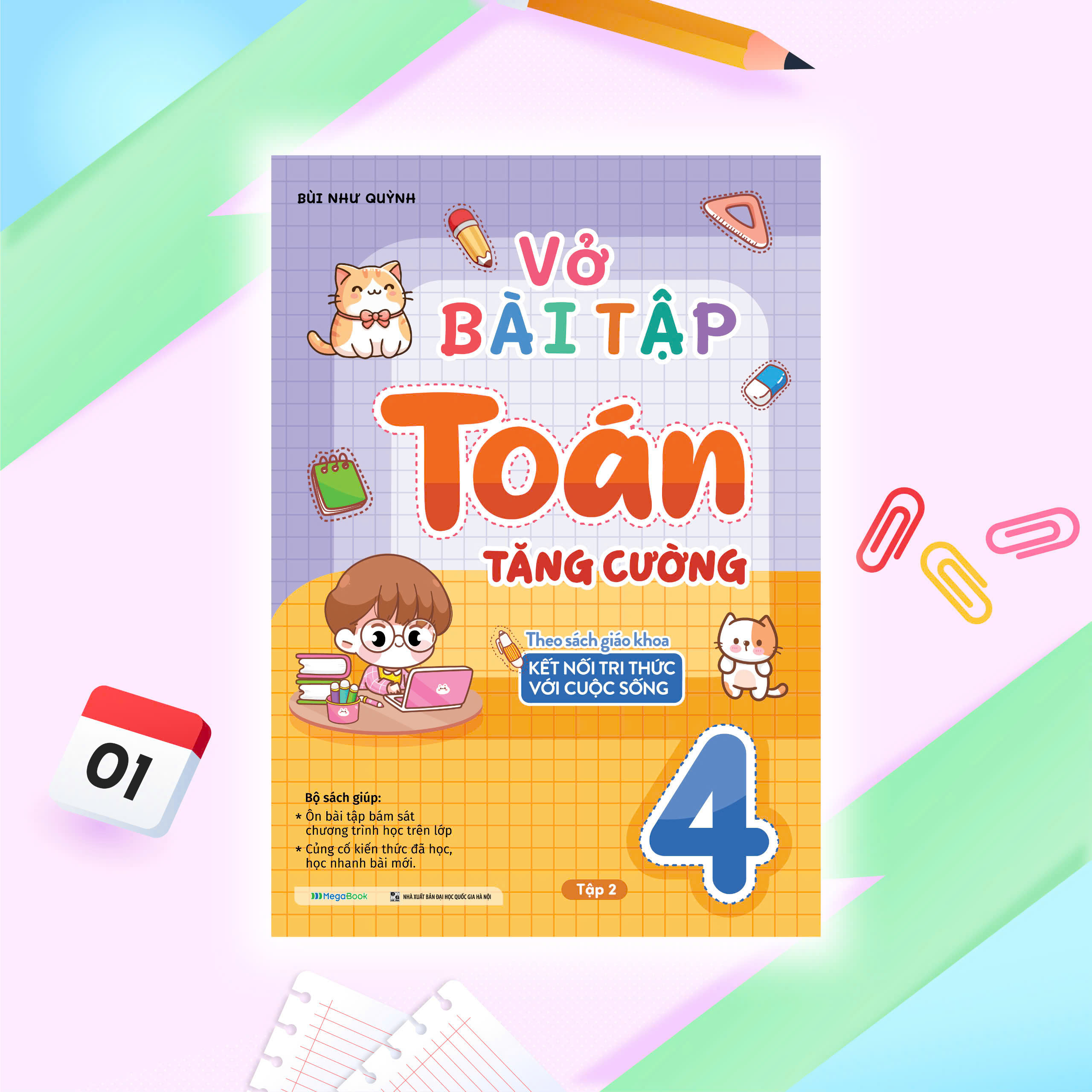 vở bài tập toán tăng cường lớp 4 - tập 2 (theo sách giáo khoa kết nối tri thức với cuộc sống) - Ảnh 2