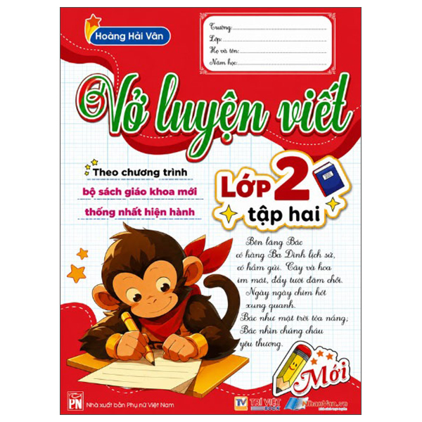 Vở Luyện Viết Lớp 2 - Tập 2