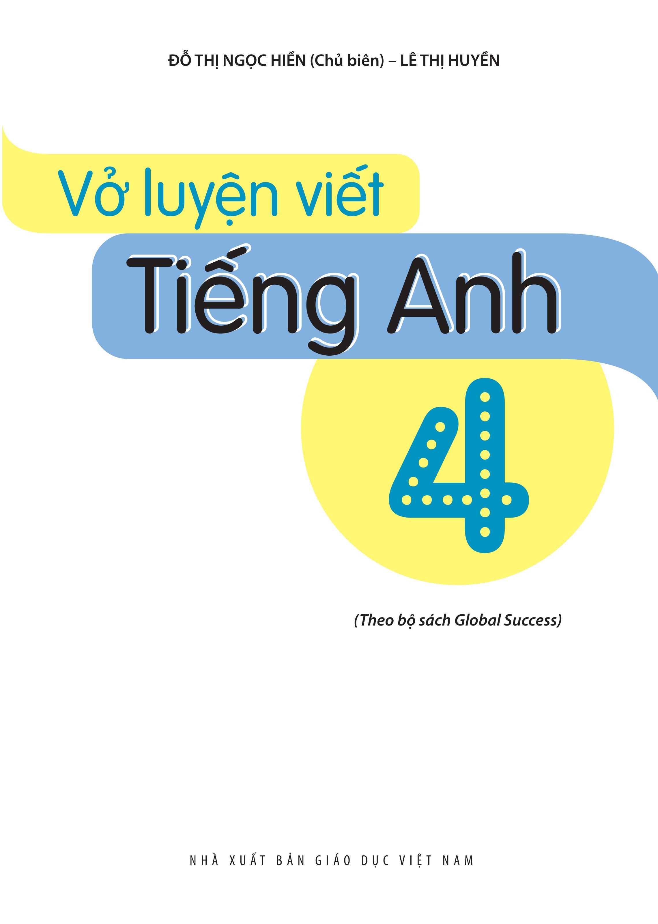 Vở Luyện Viết Tiếng Anh 4 (Theo Bộ Sách Global Success) - Ảnh 3
