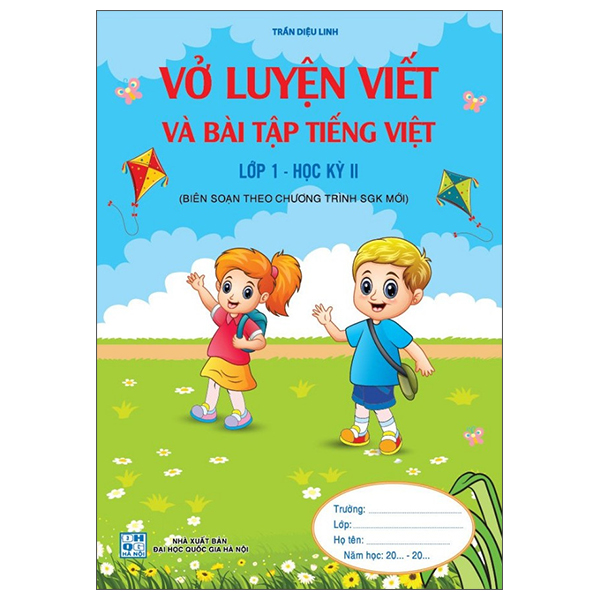 vở luyện viết và bài tập tiếng việt lớp 1 - học kì ii