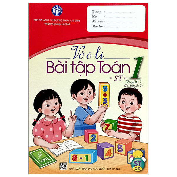 vở ô li bài tập toán 1 - quyển 1 (sáng tạo)