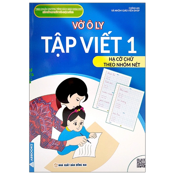 vở ô ly tập việt 1 - hạ cỡ chữ theo nhóm nét